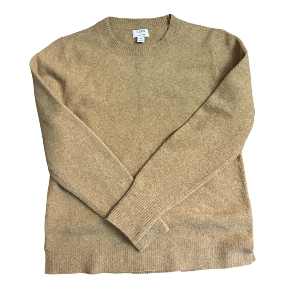 J Crew - Extra Soft Tan Sweater- Medium - Picture 1 of 4